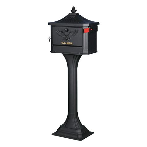 metal box stand|mailbox posts and stands.